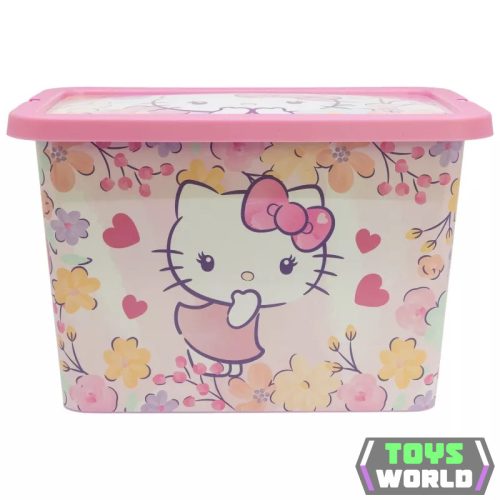 Hello Kitty Pastel műanyag tároló doboz 7 L