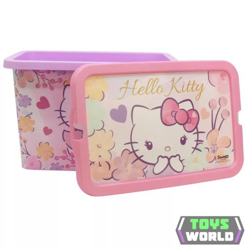 Hello Kitty Pastel műanyag tároló doboz 7 L