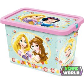 Disney Hercegnők Tea Party műanyag tároló doboz 7 L
