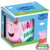 Peppa malac Pink porcelán bögre 235 ml (8 oz) Díszdobozban