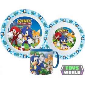   Sonic, a sündisznó étkészlet, micro műanyag szett bögrével 265 ml