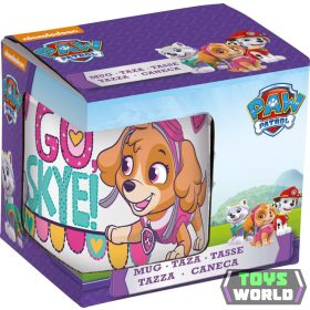   Mancs Őrjárat Go Skye porcelán bögre 235 ml (8 oz) Díszdobozban