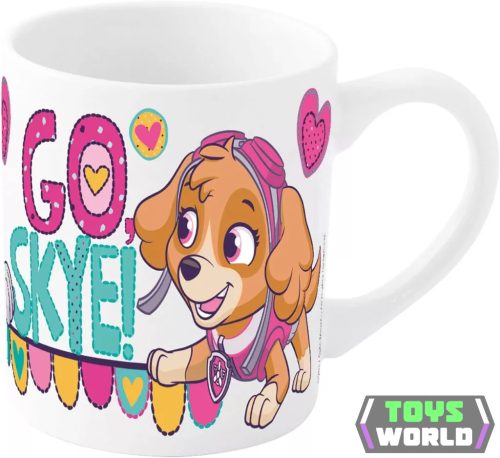 Mancs Őrjárat Go Skye porcelán bögre 235 ml (8 oz) Díszdobozban
