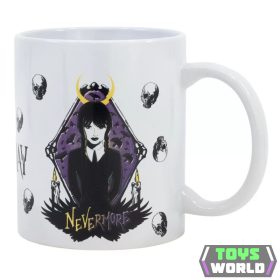   Wednesday Nevermore porcelán bögre 325 ml (11 oz) Díszdobozban