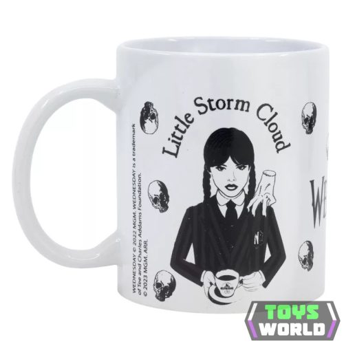 Wednesday Nevermore porcelán bögre 325 ml (11 oz) Díszdobozban