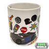 Disney Verdák Stickers porcelán bögre 235 ml (8 oz) Díszdobozban