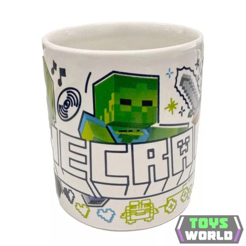 Minecraft Explore More porcelán bögre 235 ml (8 oz) Díszdobozban