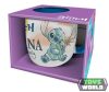 Disney Lilo és Stitch, A csillagkutya Ohana Elite porcelán bögre 380 ml (13 oz) Díszdobozban