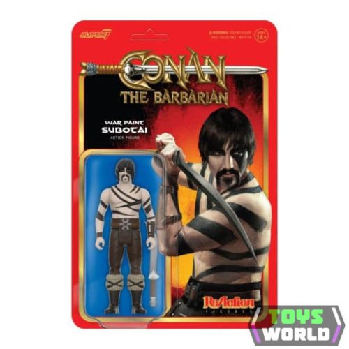 Conan The Barbarian ReAction Wave 02 Subotai (War Paint) akciófigura 10 cm