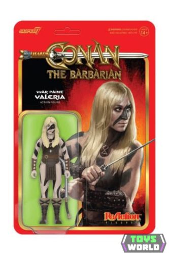Conan The Barbarian ReAction Wave 02 Valeria (War Paint) akciófigura 10 cm