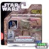 Star Wars - Csillagok háborúja Micro Galaxy Squadron 8 cm-es jármű figurával - Felderítő Terepjáró Lépegető AT-ST figurával