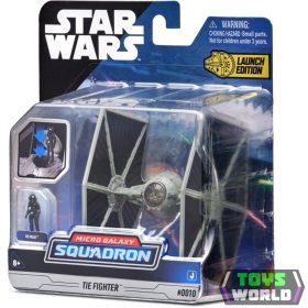   Star Wars - Csillagok háborúja Micro Galaxy Squadron 8 cm-es jármű figurával - TIE Fighter szürke + TIE Fighter pilóta