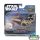 Star Wars - Csillagok háborúja Micro Galaxy Squadron 13 cm-es jármű figurával - Jedi Starfighter Delta 7-B + Obi-Wan Kenobi és R4-P17