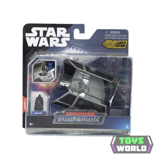 Star Wars - Csillagok háborúja Micro Galaxy Squadron 13 cm-es jármű figurával - TIE Advanced + Darth Vader