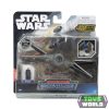 Star Wars - Csillagok háborúja Micro Galaxy Squadron 13 cm-es jármű figurával - Outland TIE Fighter + Moff Gideon