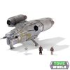 Star Wars - Csillagok háborúja Micro Galaxy Squadron 20 cm-es jármű figurával - Razor Crest csatahajó