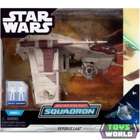   Star Wars - Csillagok háborúja Micro Galaxy Squadron 20 cm-es jármű figurával - Low Altitude Assault Transport