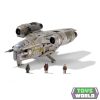 Star Wars - Csillagok háborúja Micro Galaxy Squadron 20 cm-es jármű figurával - Razor Crest Arvala-7 csatahajó