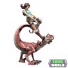 Tomb Raider Mini Epics Vinyl figura Lara Croft & Raptor 24 cm