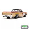 JADA - 1/24 - CHEVROLET - EL CAMINO PICK-UP WITH TANZMANIAN DEVIL FIGURE LOONEY TUNES 1967 - 2 TONE BROWN