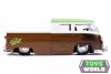 JADA - 1/24 - VOLKSWAGEN - T1 DOUBLE CABINE PICK-UP 1963 WITH GROOT FIGURE - GUARDIANS OF THE GALAXY - BROWN WHITE GREEN