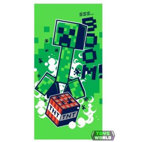 Minecraft fürdőlepedő, strand törölköző Boom 70*140cm