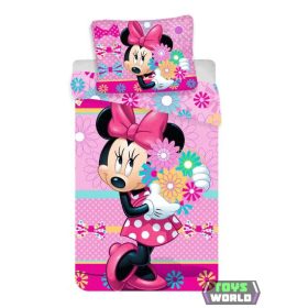 Disney Minnie Bouquet ágyneműhuzat 140×200cm, 70×90 cm