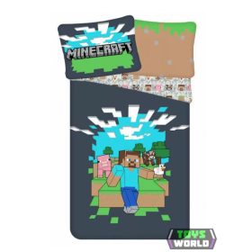 Minecraft ágyneműhuzat 140×200cm, 70×90 cm